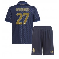 Juventus Andrea Cambiaso #27 Replica Third Minikit 2024-25 Short Sleeve (+ pants)